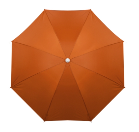 Зонт пляжный "Классика" сер. покрытие d=160, h=170 микс