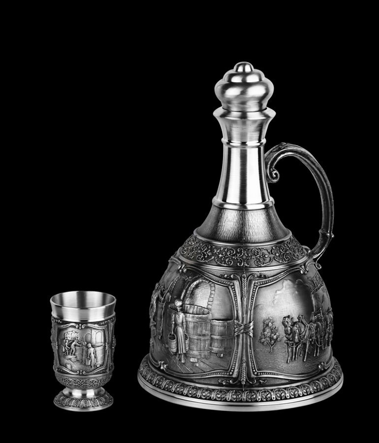 Набор для водки 5 предметов "Gambrinus"